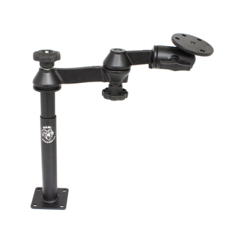 RAM-VP-SW1-89-240:RAM-VP-SW1-89-240_1:RAM Tele-Pole™ with 8" & 9" Poles, Swing Arms & Large Round Plate