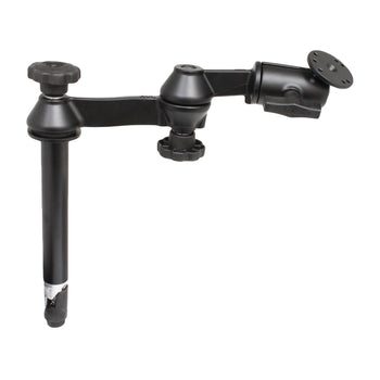 RAM-VP-SW1-8:RAM-VP-SW1-8_1:RAM 8" Upper Pole with Double Swing Arms & Round Plate