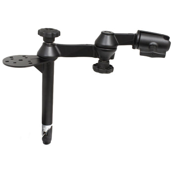 RAM-VP-TTMF8-1U:RAM-VP-TTMF8-1U_1:RAM® 8" Upper Pole with Flange and Double Swing Arms