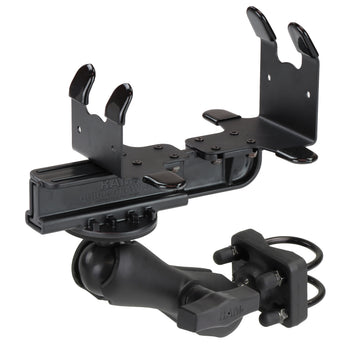 RAM-VPR-107-1:RAM-VPR-107-1_1:RAM Vehicle Pole Mount for Mobile Printers with Rear Feed
