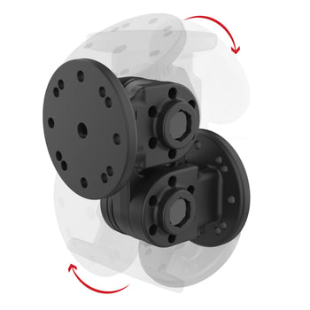 RAP-101-PV4-2S-NKU:RAP-101-PV4-2S-NKU_2:RAM Dual Straight Pivot Mount