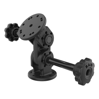 RAP-101-PV4-2SU:RAP-101-PV4-2SU_1:RAM Dual Straight Pivot Mount with Knob