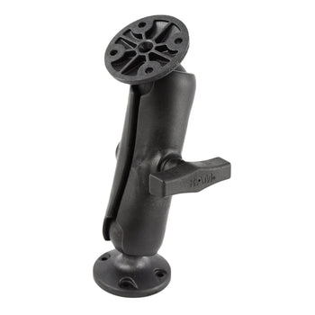 RAP-101U:RAP-101U_1:RAM Composite Double Ball Mount with Two Round Plates - Medium