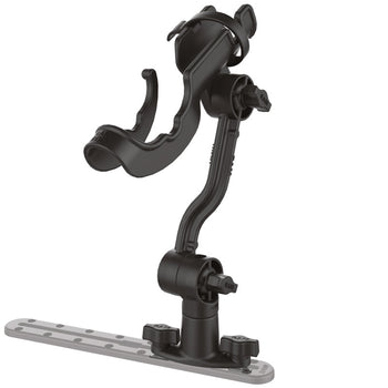 RAP-114-PA-421:RAP-114-PA-421_2:RAM ROD Fishing Rod Holder with Extension Arm & Dual T-Bolt Track Base