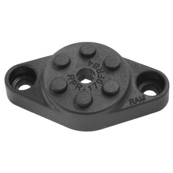 RAP-238PLU:RAP-238PLU_1:RAM Pin-Lock™ 2-Hole AMPS Diamond Plate Adapter