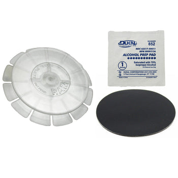 RAP-350U:RAP-350U_1:RAM® Clear Rose Adhesive Plate for Suction Cups