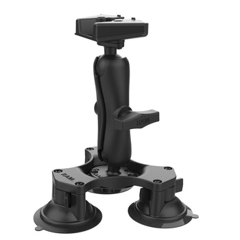 RAP-365-138-STA1U:RAP-365-138-STA1U_2:RAM Twist-Lock™ Triple Suction Heavy Duty Mount for Starlink Mini