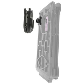 RAP-382-CLIP1U:RAP-382-CLIP1U_3:RAM® Belt Clip Holder & Button Adapter for IntelliSkin® HD™