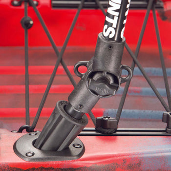 RAP-385-18-A-UN10:RAP-385-18-A-UN10_6:RAM Press-N-Lock™ 24" Kayak Tube Base with X-Grip Large Phone Holder