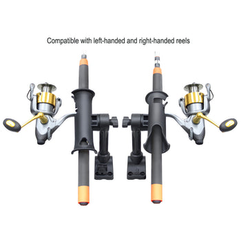 RAP-390-SBMPU:RAP-390-SBMPU_3:RAM® Tube Jr.™ Rod Holder with Bulkhead/Flat Surface Base - 4" Post