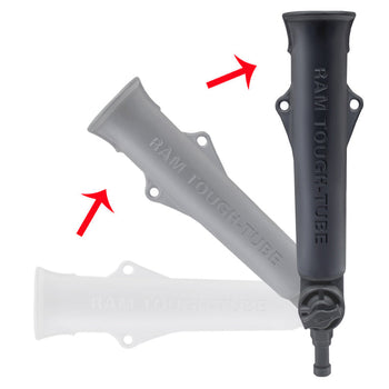 RAP-394-SSTU:RAP-394-SSTU_2:RAM Tough-Tube™ Rod Holder with 2" Ratchet Spline Post Arm