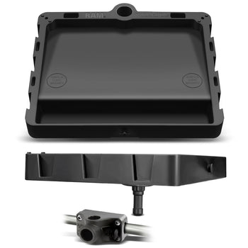RAP-395-RMU:RAP-395-RMU_1:RAM® Stack-N-Stow™ Bait Board with Bulkhead Rail Adapter Kit
