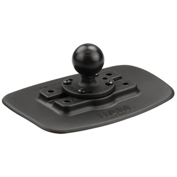 RAP-398-BLK-202U:RAP-398-BLK-202U_1:RAM® Bond-A-Base™ Black Adhesive Base with Ball