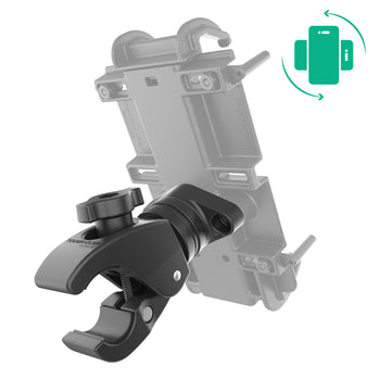 RAP-400-1RU:RAP-400-1RU_2:RAM Rotating Low-Profile Tough-Claw™ Small Clamp Mount