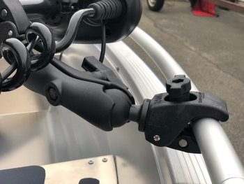 - RAM TOUGH-CLAW X 2 WITH MED ARM AND CUSTOM HEADER CARD