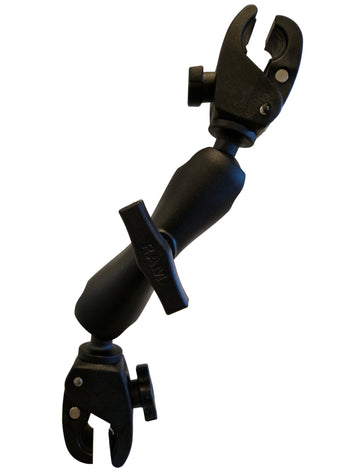 - RAM TOUGH-CLAW X 2 WITH MED ARM AND CUSTOM HEADER CARD