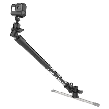 RAP-411-18-A-GOP1-1:RAP-411-18-A-GOP1-1_2:RAM Tough-Pole™ Camera Mount with Single Pipe & RAM Track-Node™ Base