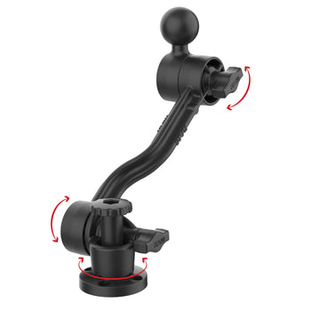 RAP-411D-114-PA-BGU:RAP-411D-114-PA-BGU_3:RAM Composite Drill-Down Ratchet Arm with Ball