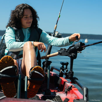 RAP-433-NB:RAP-433-NB_5:RAM ROD® HD Fishing Rod Holder with 6" Spline Post