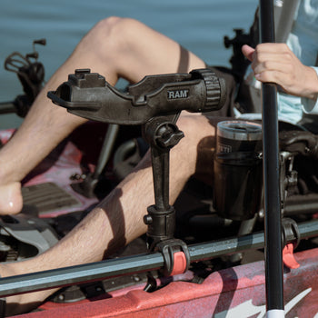 RAP-433-NB:RAP-433-NB_6:RAM ROD HD Fishing Rod Holder with 6" Spline Post