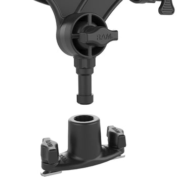 RAP-434-421:RAP-434-421_2:RAM ROD® JR Fishing Rod Holder with Dual T-Bolt Track Base