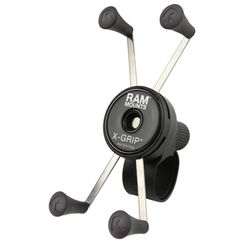 RAP-460-UN10U:RAP-460-UN10U_2:RAM X-Grip Large Phone Mount with RAM Tough-Strap™ Handlebar Base