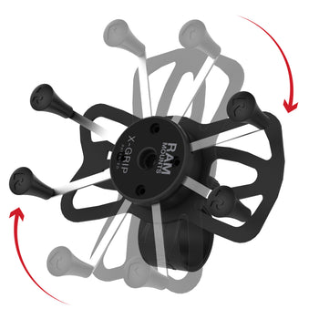RAP-460-UN10U:RAP-460-UN10U_3:RAM® X-Grip® Large Phone Mount with RAM® Tough-Strap™ Handlebar Base