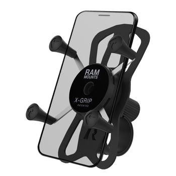 RAP-460-UN7U:RAP-460-UN7U_1:RAM X-Grip Phone Mount with RAM Tough-Strap™ Handlebar Base