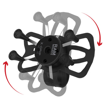 RAP-460-UN7U:RAP-460-UN7U_2:RAM® X-Grip® Phone Mount with RAM® Tough-Strap™ Handlebar Base