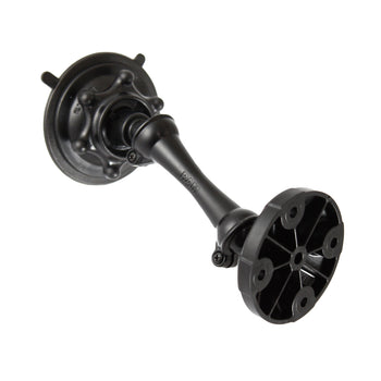RAP-AA-167-202U:RAP-AA-167-202U_1:RAM® Snap-Link™ Long Double Socket Suction Cup Mount with RoundPlate
