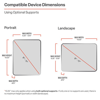 RAM Tablet Mount for Wheelchairs with Quick Release & Swivel Feature