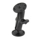RAM® Composite Double Ball Mount with Two Round Aluminum Plates