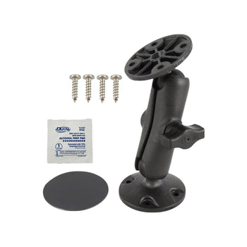 RAP-B-101U-CB1:RAP-B-101U-CB1_1:RAM Universal Composite Double Ball Mount with Adhesive Disc