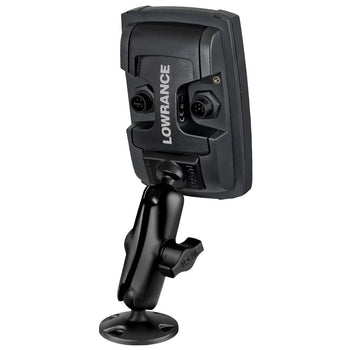 RAP-B-101U-LO11:RAP-B-101U-LO11_3:RAM® Composite Double Ball Mount for Lowrance Elite-4 & Mark-4 Series