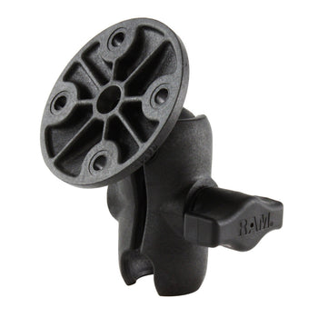 RAP-B-103U-A:RAP-B-103U-A_1:RAM Composite Double Socket Arm with Round Plate