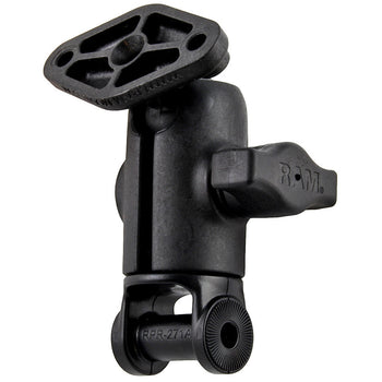 RAP-B-104-224U-AGR1:RAP-B-104-224U-AGR1_1:RAM® Suction Ratchet Adapter with Single Ball & Socket and Diamond Plate