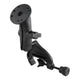 RAM® Yoke Clamp Mount with Composite Socket Arm & Aluminum Round Plate