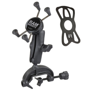 RAP-B-121-UN7U:RAP-B-121-UN7U_2:RAM® X-Grip® Phone Mount with Composite Yoke Clamp Base