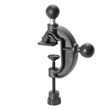 RAP-B-121B2U:RAP-B-121B2U_1:RAM Light Duty C-Clamp Base with Dual Ball - B Size
