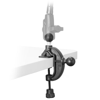RAP-B-121B2U:RAP-B-121B2U_2:RAM Light Duty C-Clamp Base with Dual Ball - B Size