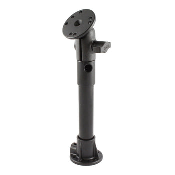 RAP-B-134U:RAP-B-134U_1:RAM® PVC Pipe Mount with Single Ball & Socket and Round Plate