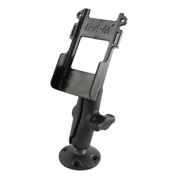 RAP-B-138-BC1U:RAP-B-138-BC1U_1:RAM® Composite Drill-Down Mount with Universal Belt Clip Cradle