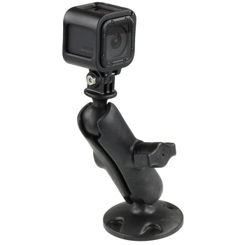 RAP-B-138-GOP1:RAP-B-138-GOP1_2:RAM® Composite Drill-Down Mount with Universal Action Camera Adapter