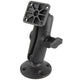 RAM® Composite Drill-Down Double Ball Mount with Rectangle AMPS Plate