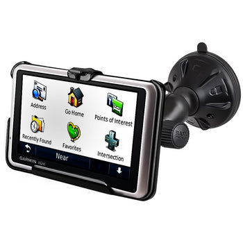 RAP-B-166-2-GA34:RAP-B-166-2-GA34_1:RAM Twist-Lock™ Low-Profile Suction Mount for Garmin nuvi 1300 + More