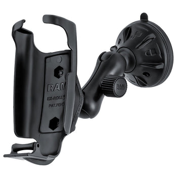RAP-B-166-2-GA41U:RAP-B-166-2-GA41U_2:RAM Twist-Lock™ Low-Profile Suction Mount for Garmin Astro 320 + More