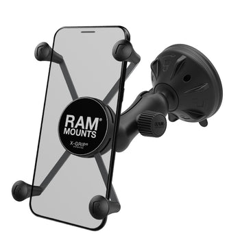 RAP-B-166-2-UN10:RAP-B-166-2-UN10_1:RAM X-Grip Large Phone Mount with Low-Profile Suction Base