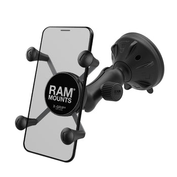 RAP-B-166-2-UN7:RAP-B-166-2-UN7_1:RAM X-Grip Phone Mount with Twist-Lock™ Low-Profile Suction Cup