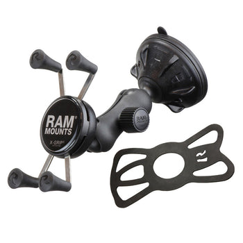 RAP-B-166-2-UN7:RAP-B-166-2-UN7_2:RAM X-Grip Phone Mount with Twist-Lock™ Low-Profile Suction Cup