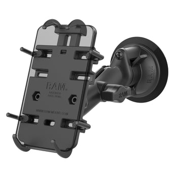 RAP-B-166-PD3U:RAP-B-166-PD3U_1:RAM Twist-Lock™ Composite Suction Mount with RAM Quick-Grip™ Holder